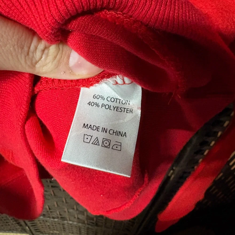 NWT! Chicka-d Nebraska Huskers Red Crewneck Sweatshirt Medium - Picture 6 of 7